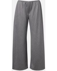 The Row - Pantalones Anchos Gala De Lana Virgen - Lyst