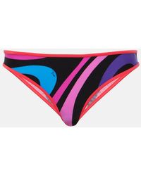 PUCCI - Marmo Low-Rise Bikini Bottoms - Lyst