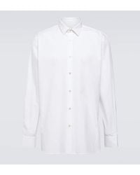 Saint Laurent - Cotton Poplin Shirt - Lyst