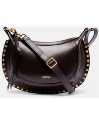Isabel Marant - Schultertasche Oskan Moon Small Aus Leder - Lyst