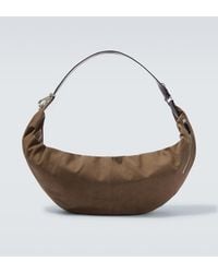 Lemaire - Xl Quiver Clip Cotton Canvas Shoulder Bag - Lyst