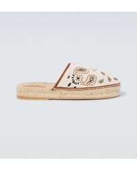 Alanui - Alpargatas Bandana De Lona En Jacquard - Lyst
