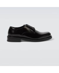 Canali - Leather Derby Shoes - Lyst