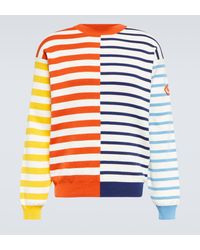 KENZO - Striped Cotton And Wool Sweater - Lyst