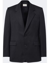 Saint Laurent - Wool Gabardine Blazer - Lyst