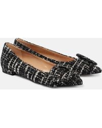 Gianvito Rossi - Venezia Boucle Ballet Flats - Lyst