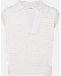 Velvet - Taye Cotton And Cashmere Sweater Vest - Lyst