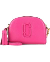 Marc Jacobs Shutter Leather Crossbody Bag - Pink