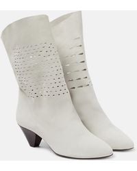 Isabel Marant - Reachi Suede Ankle Boots - Lyst