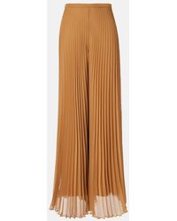 Max Mara - Grembo Pleated Wide-Leg Pants - Lyst