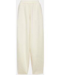 The Row - Pantaloni tapered Ednah in lana - Lyst