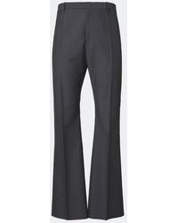 Jil Sander - Pantalones Bootcut De Lana Y Mohair - Lyst