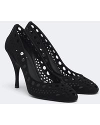 Alaïa - Vienne Suede Pumps - Lyst