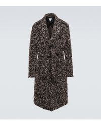 Bottega Veneta Synthetic Coat in Black for Men Mens Clothing Coats Long coats and winter coats 
