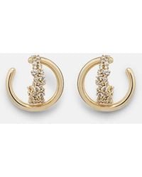 ANANYA - Scatter Double 18Kt Earrings With Diamonds - Lyst