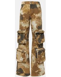 Blumarine - Camouflage Cargo Pants - Lyst