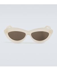 Loewe - Curvy Oval Sunglasses - Lyst