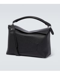 Loewe - Borsa a spalla Puzzle Large in pelle - Lyst