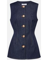 Veronica Beard - Jessup Cotton-Blend Vest - Lyst