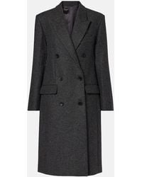 Isabel Marant - Irene Double-Breasted Virgin Wool Coat - Lyst