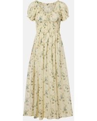 Doen - Midikleid Ashlynn Aus Baumwolle - Lyst