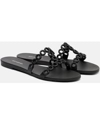 Aquazzura - Infinity Chain Jelly Sandals - Lyst