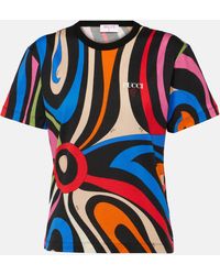 Emilio Pucci - T-shirt Marmo en coton - Lyst