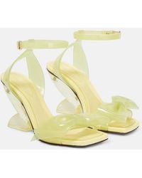 Zimmermann - Jelly Bow 85 Pvc Wedge Sandals - Lyst