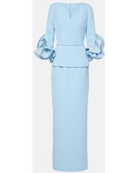 Safiyaa - Clemence Ruffled Crepe Gown - Lyst