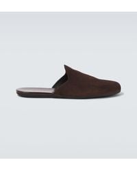 Prada - Suede Mules - Lyst