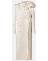 Magda Butrym - Floral-Applique Coat - Lyst