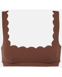Marysia Swim - Mini Palm Springs Scalloped Bikini Top - Lyst