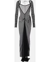 LAQUAN SMITH - Sheer Mesh Gown - Lyst