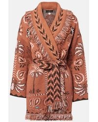 Alanui - Cardigan Wild Wonder Foulard Aus Wolle Und Baumwolle - Lyst