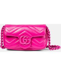 Pink Gucci Bags for Women | Lyst Pink Gucci Bags for Women | Lyst