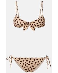 Valentino Garavani - Polka-Dot Bow-Detail Bikini - Lyst