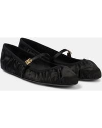 Dolce & Gabbana - Satin Ballet Flats - Lyst