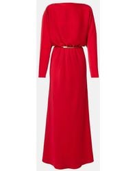 Max Mara - Draped Satin Gown - Lyst