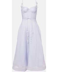 Zimmermann - Abito Bustier Natura - Lyst