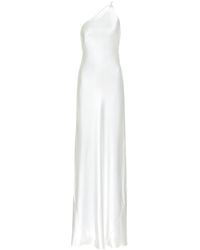 Galvan London Bridal - Abito lungo Portofino in seta - Bianco