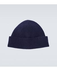 ZEGNA - Ribbed-Knit Cashmere Beanie - Lyst