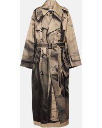 Jean Paul Gaultier - Trench-coat oversize imprime en coton - Lyst