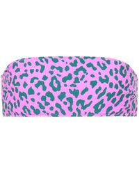 Diane von Furstenberg Bedrucktes Bikini-Oberteil - Lila