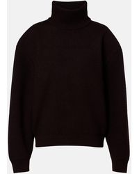 Saint Laurent - Wool Turtleneck Sweater - Lyst