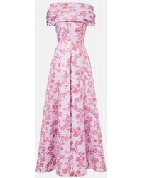Emilia Wickstead - Mara Floral Gown - Lyst
