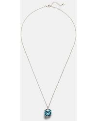 Mateo - 14Kt Necklace With Topaz And Diamonds - Lyst