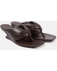 Rick Owens - Cantilever 45 Leather Thong Sandals - Lyst