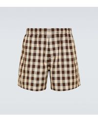 Bode - Short Gilbert A Carreaux - Lyst