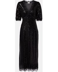 RIXO London - Robe Longue Verena A Sequins - Lyst
