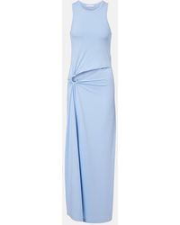 Rabanne - Cutout Cotton-Blend Maxi Dress - Lyst